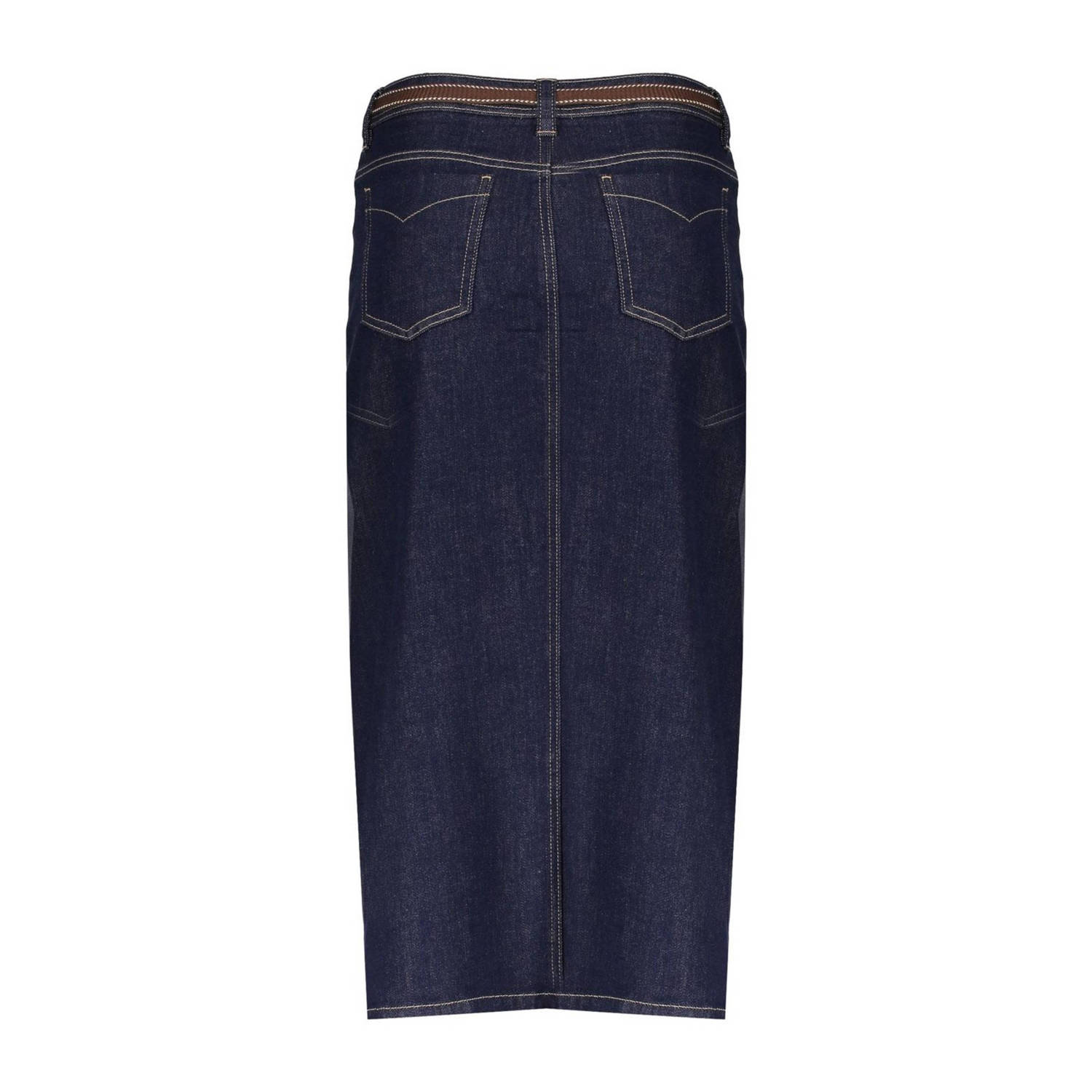 Geisha denim spijkerrok dark blue denim