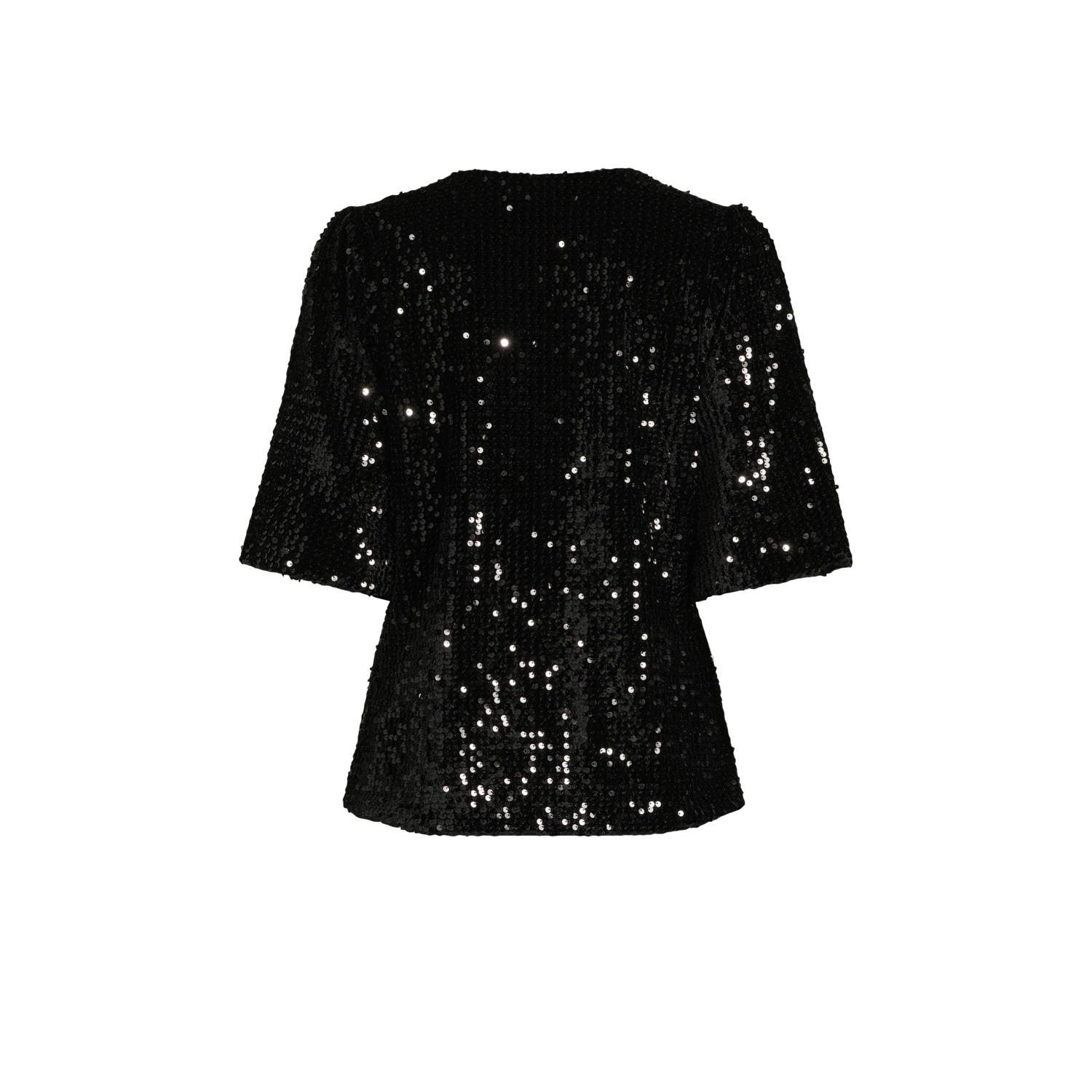 Geisha top zwart