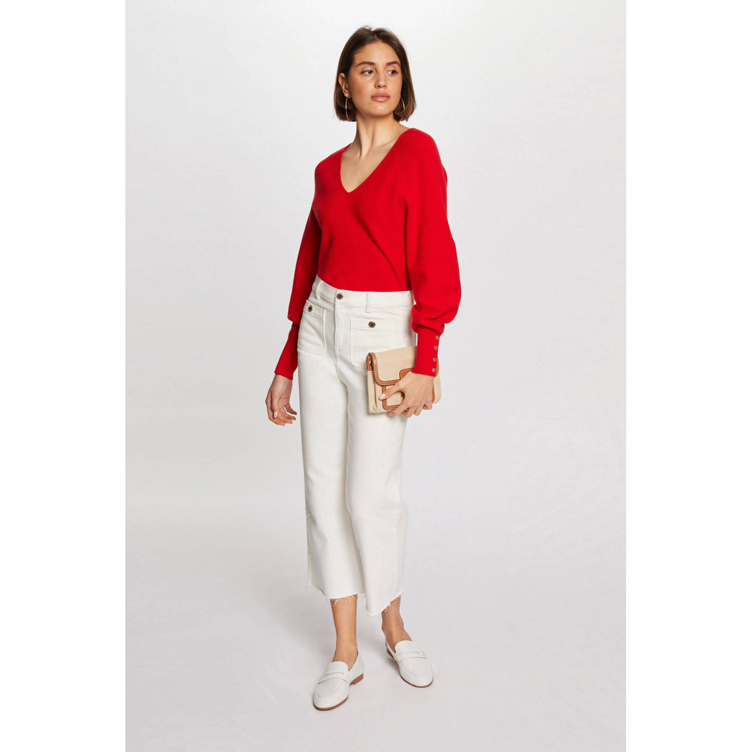Morgan gebreide trui rood