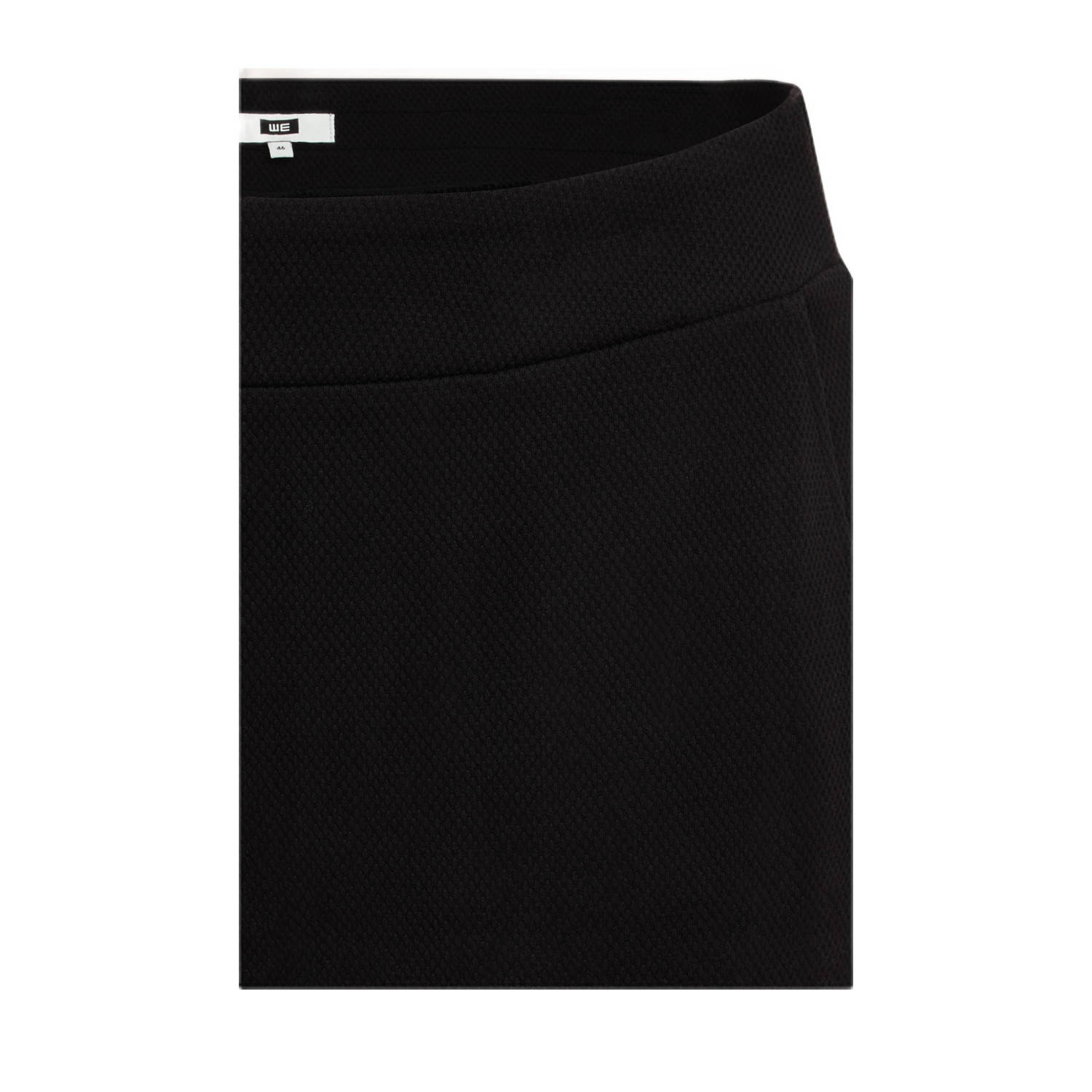 WE Fashion Curve straight fit broek zwart
