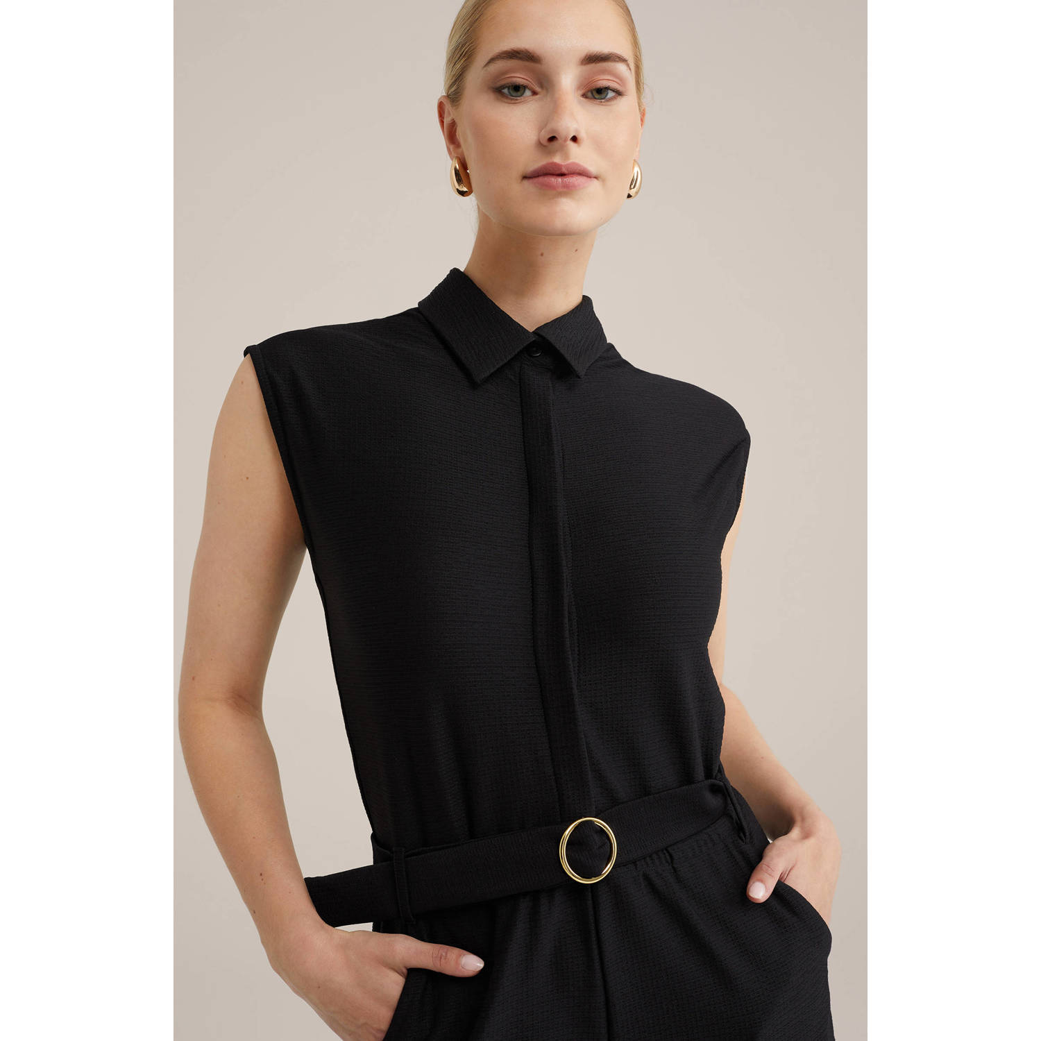 WE Fashion jumpsuit zwart