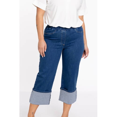 YOEK loose jeans medium blue denim afbeelding