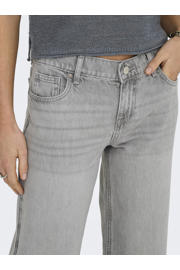 thumbnail: ONLY low waist wide leg jeans ONLBRENDA grey denim