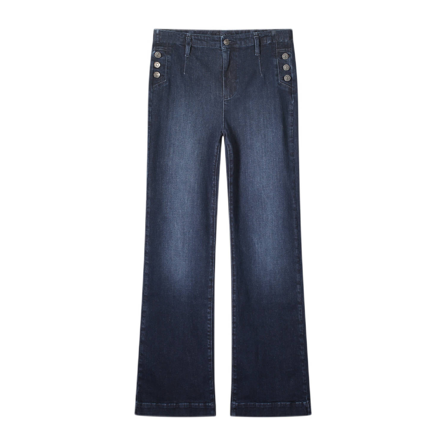 Summum Woman Flared Jeans Boom Stretch Denim Blue Dames