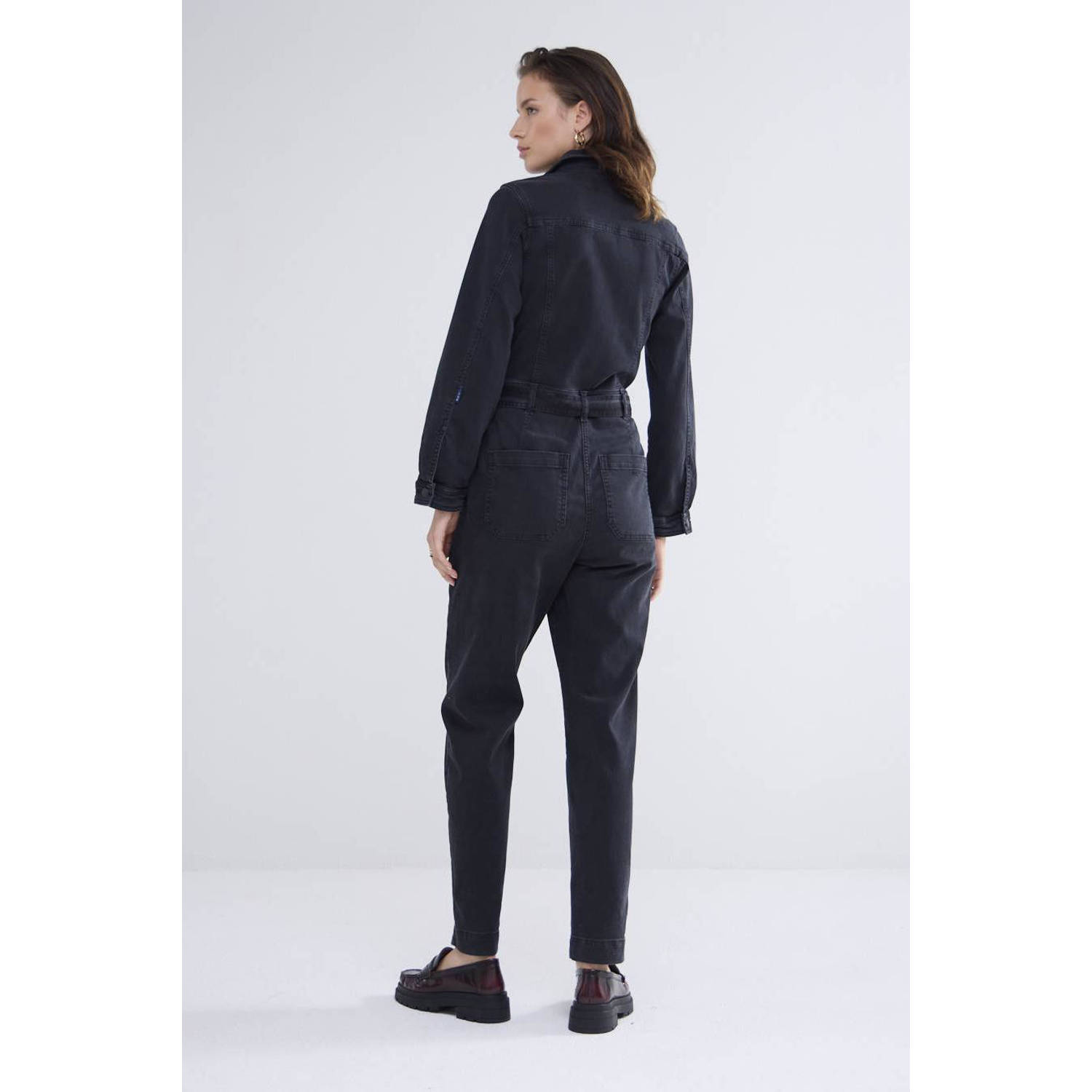 Summum jumpsuit black denim