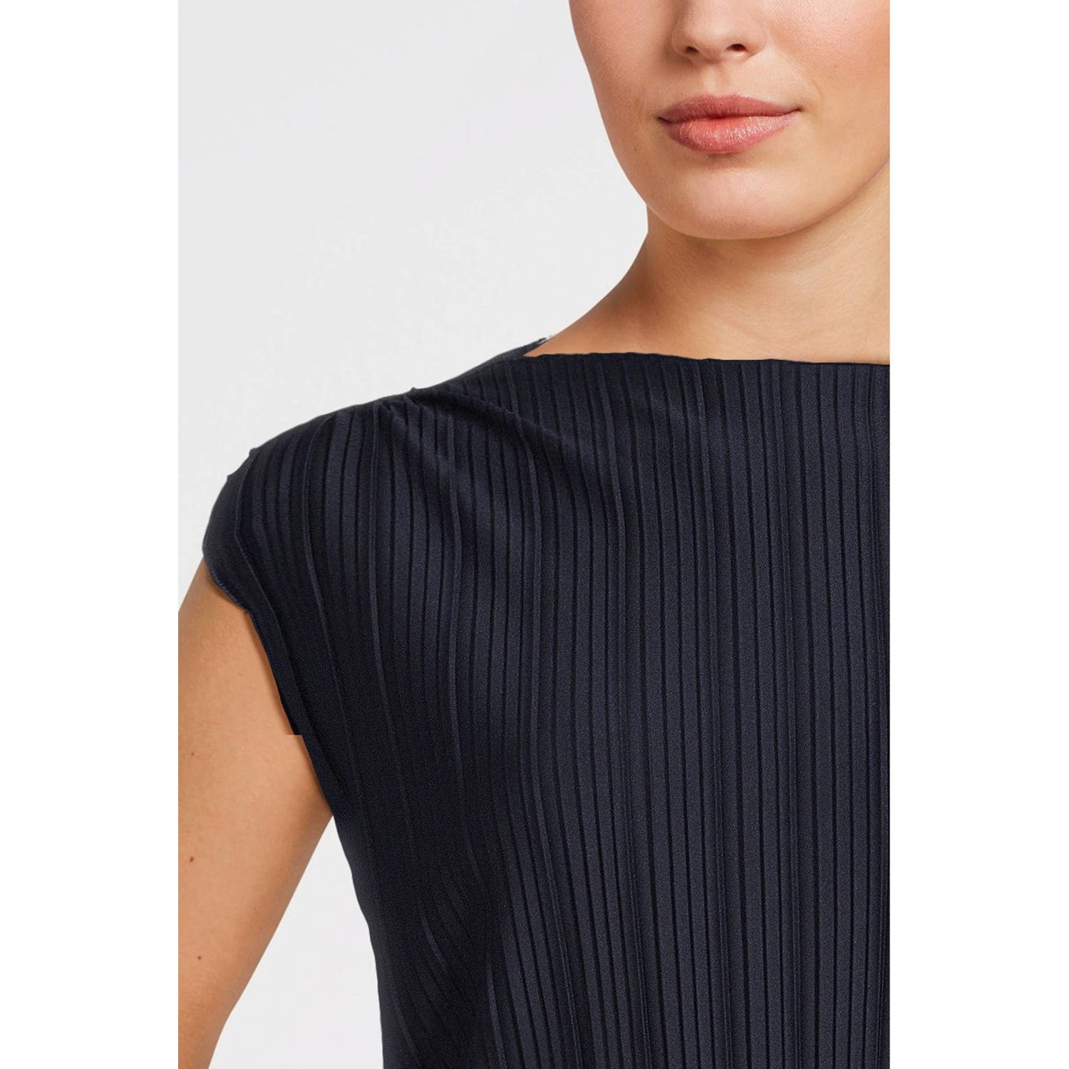 VILA top VITAHLIA donkerblauw