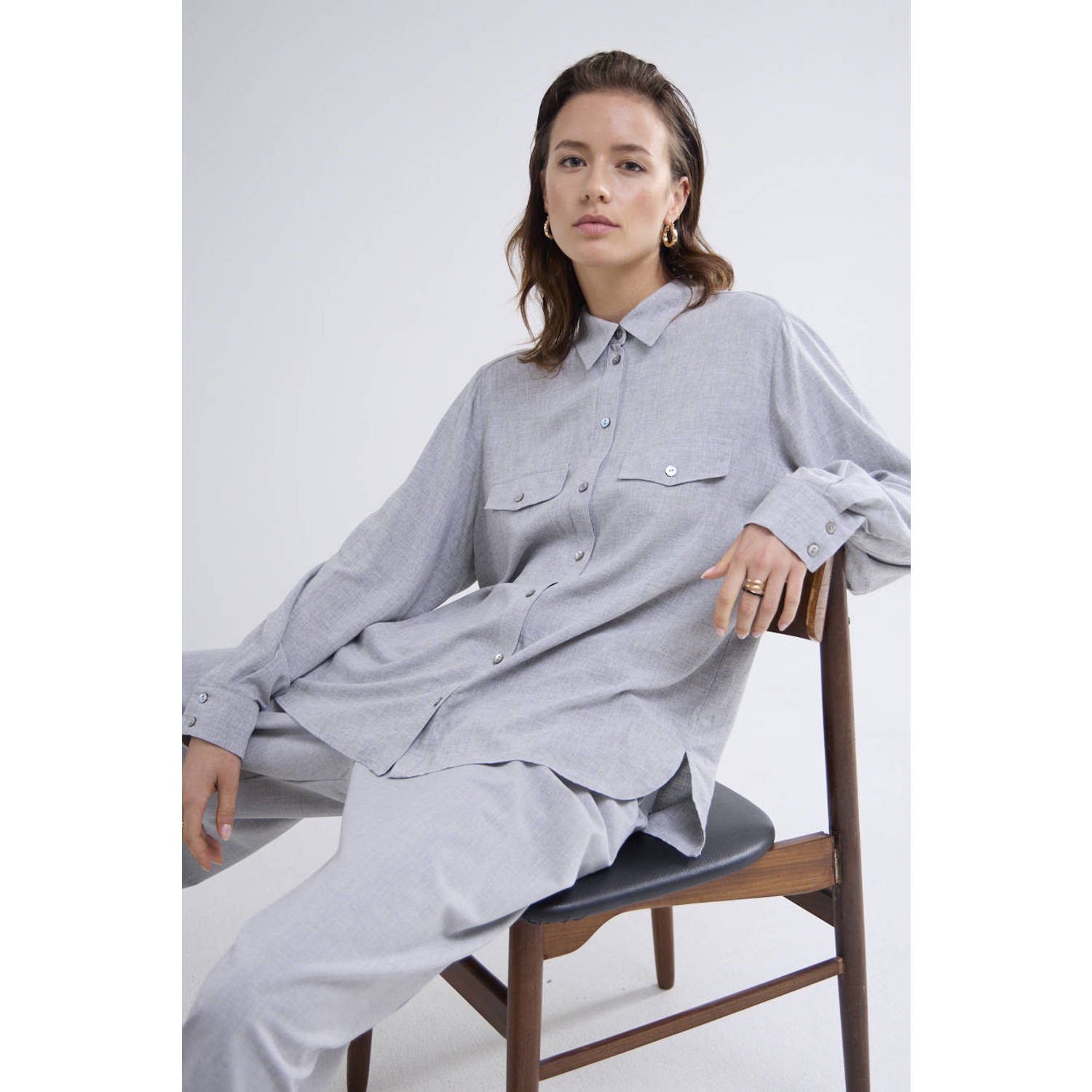 Summum blouse grijs