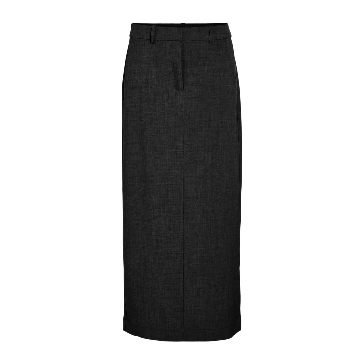 VILA midi rok zwart