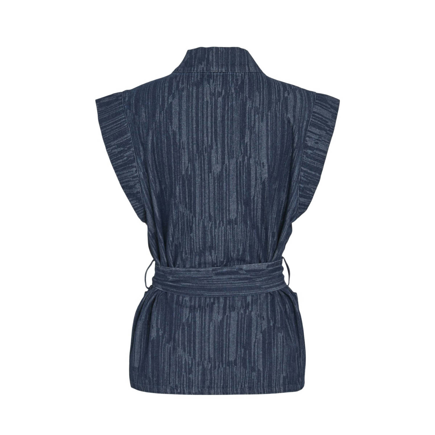 VILA gilet VIZEST medium blue denim