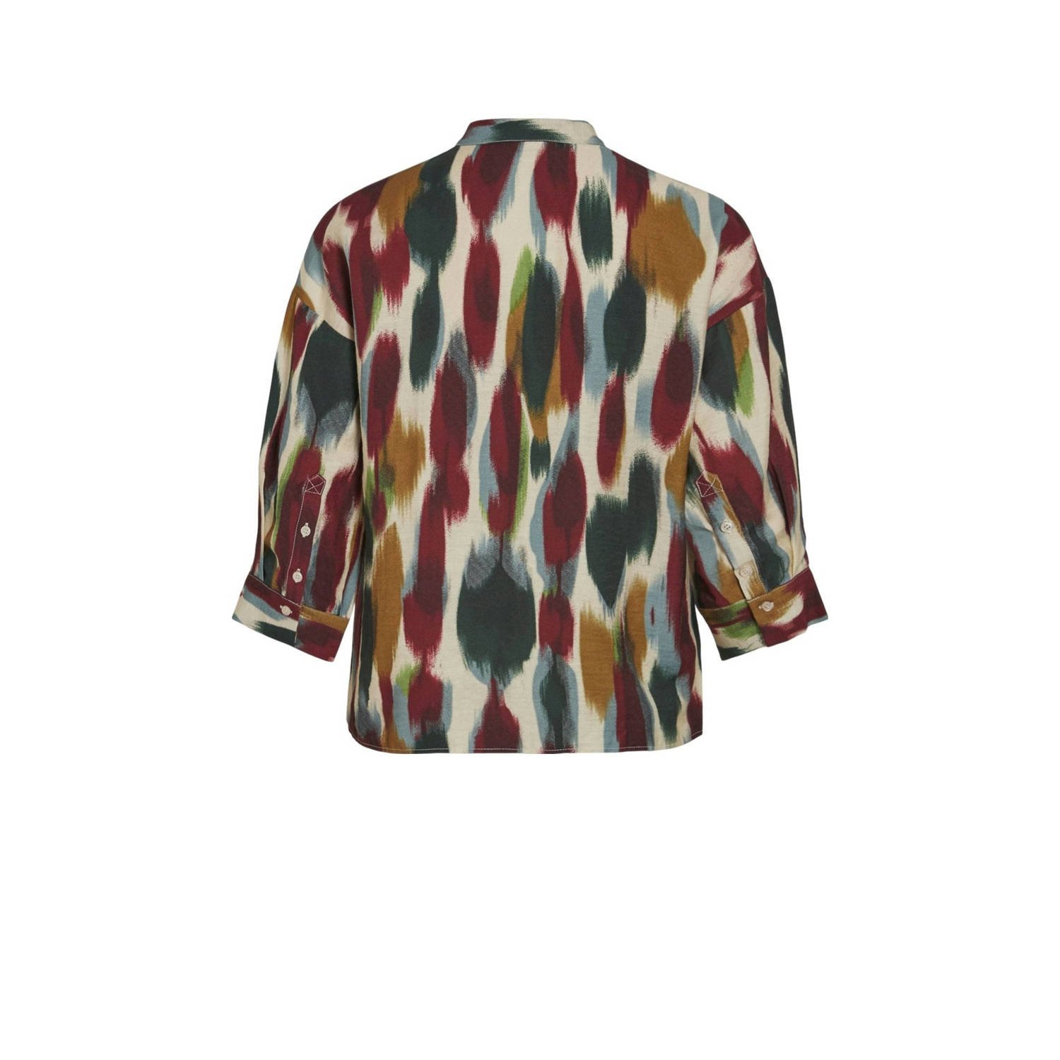 VILA blouse VIRANO met all over print multi