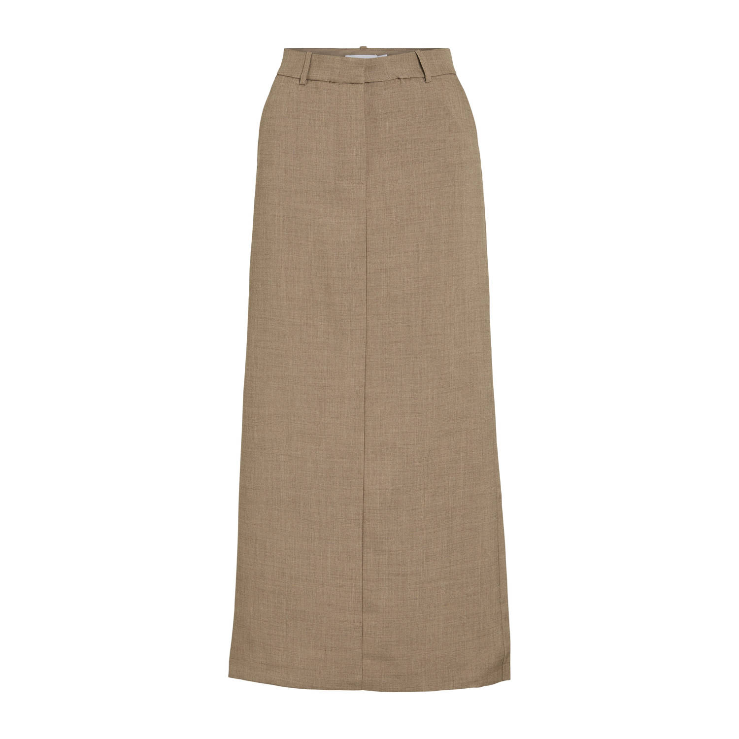 VILA midi rok bruin
