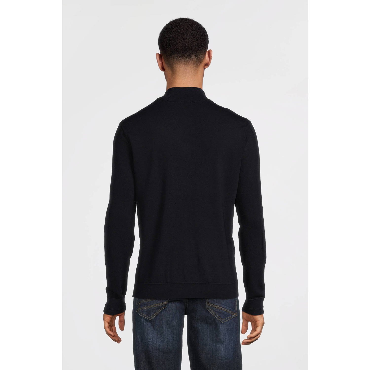 Blue Industry gebreide trui donkerblauw