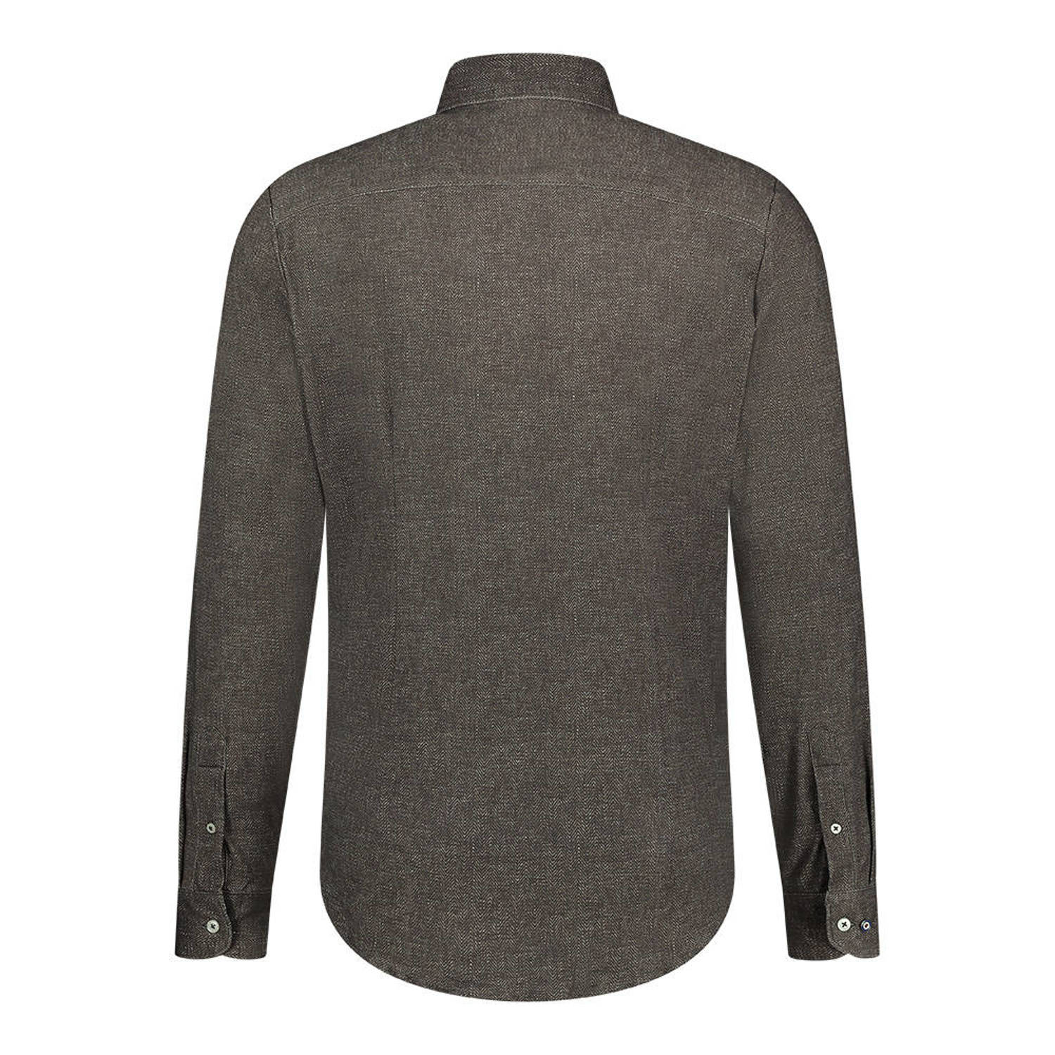 Blue Industry slim fit overhemd met all over print