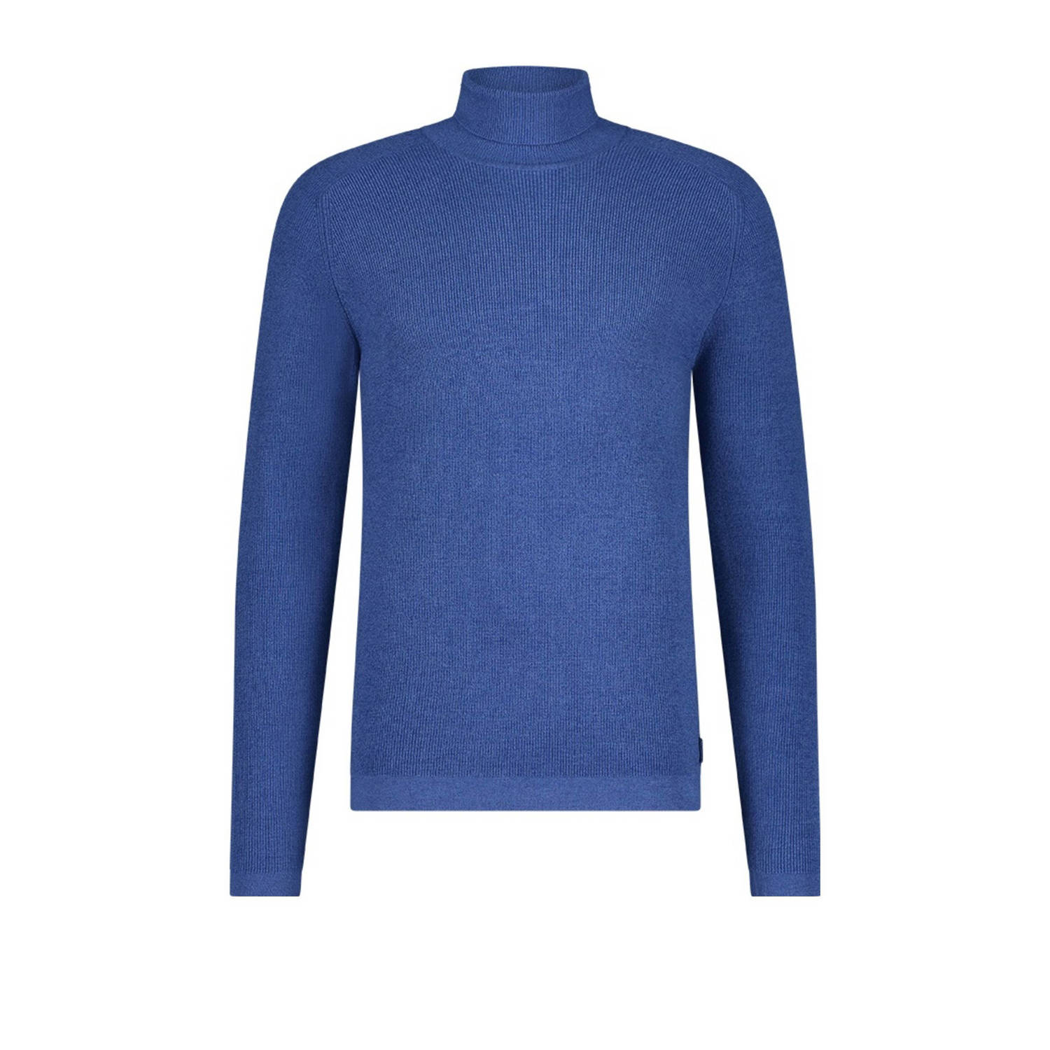 Blue Industry Sweater Coltrui Melange Blauw