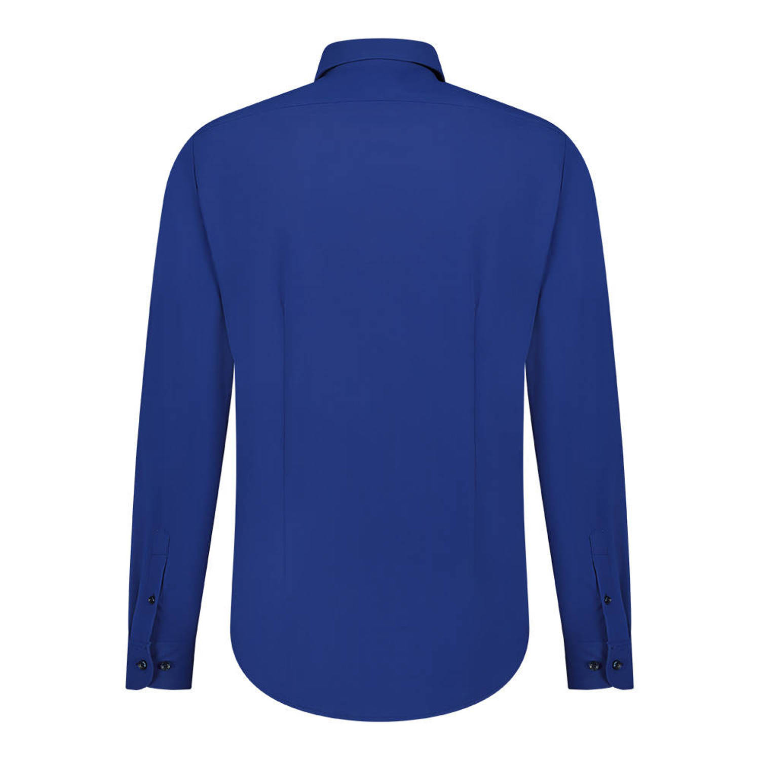 Blue Industry slim fit strijkvrij overhemd