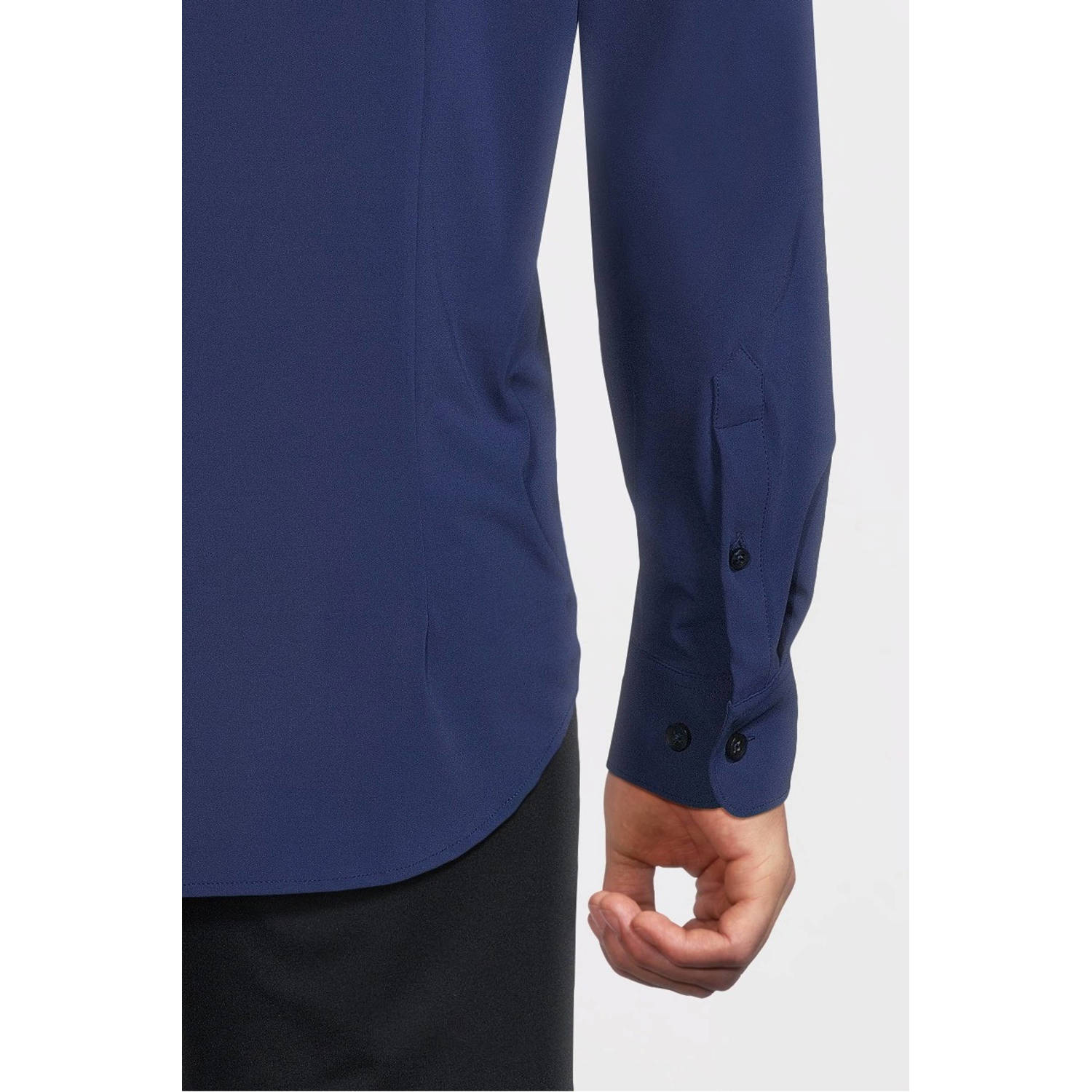 Blue Industry slim fit strijkvrij overhemd