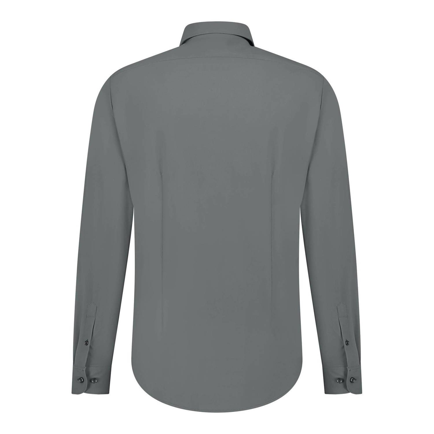 Blue Industry slim fit strijkvrij overhemd