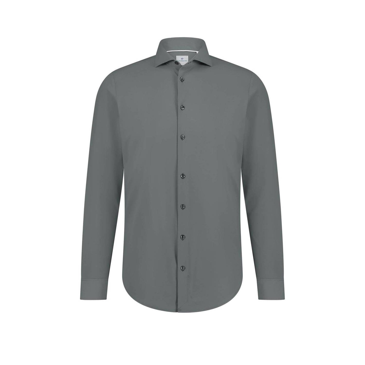 Blue Industry slim fit strijkvrij overhemd