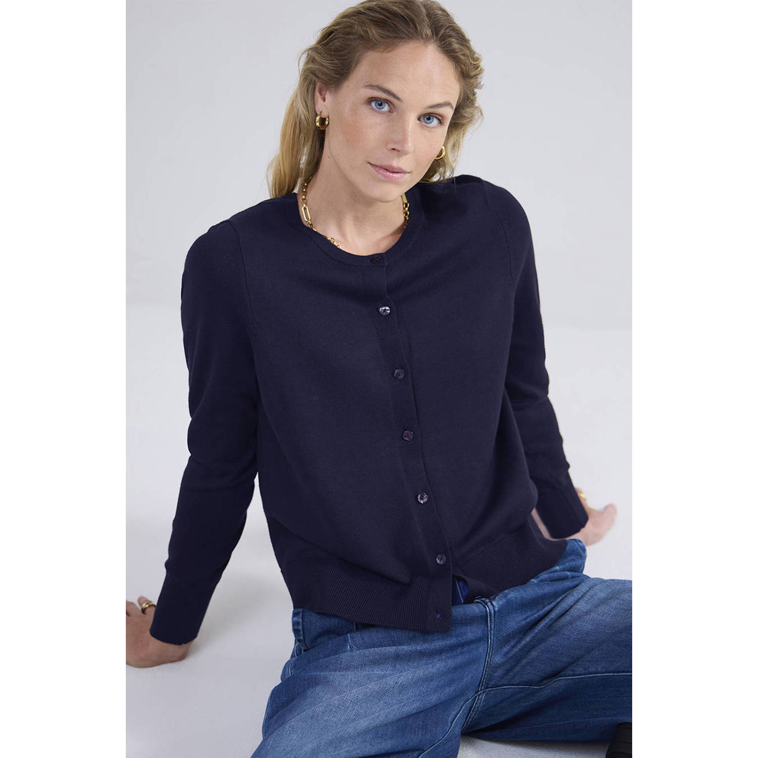 Summum vest donkerblauw