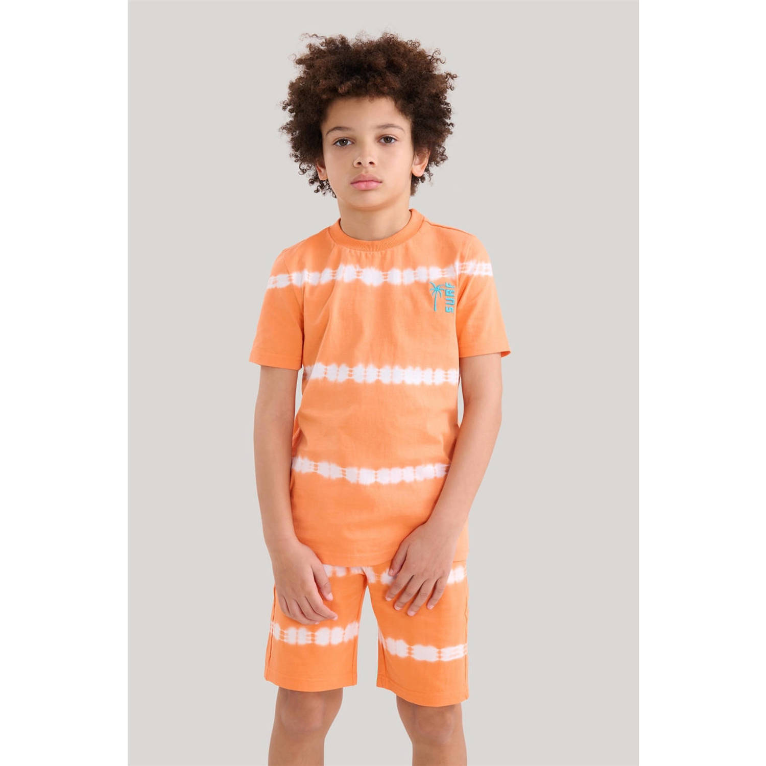 Shoeby tie-dye T-shirt oranje
