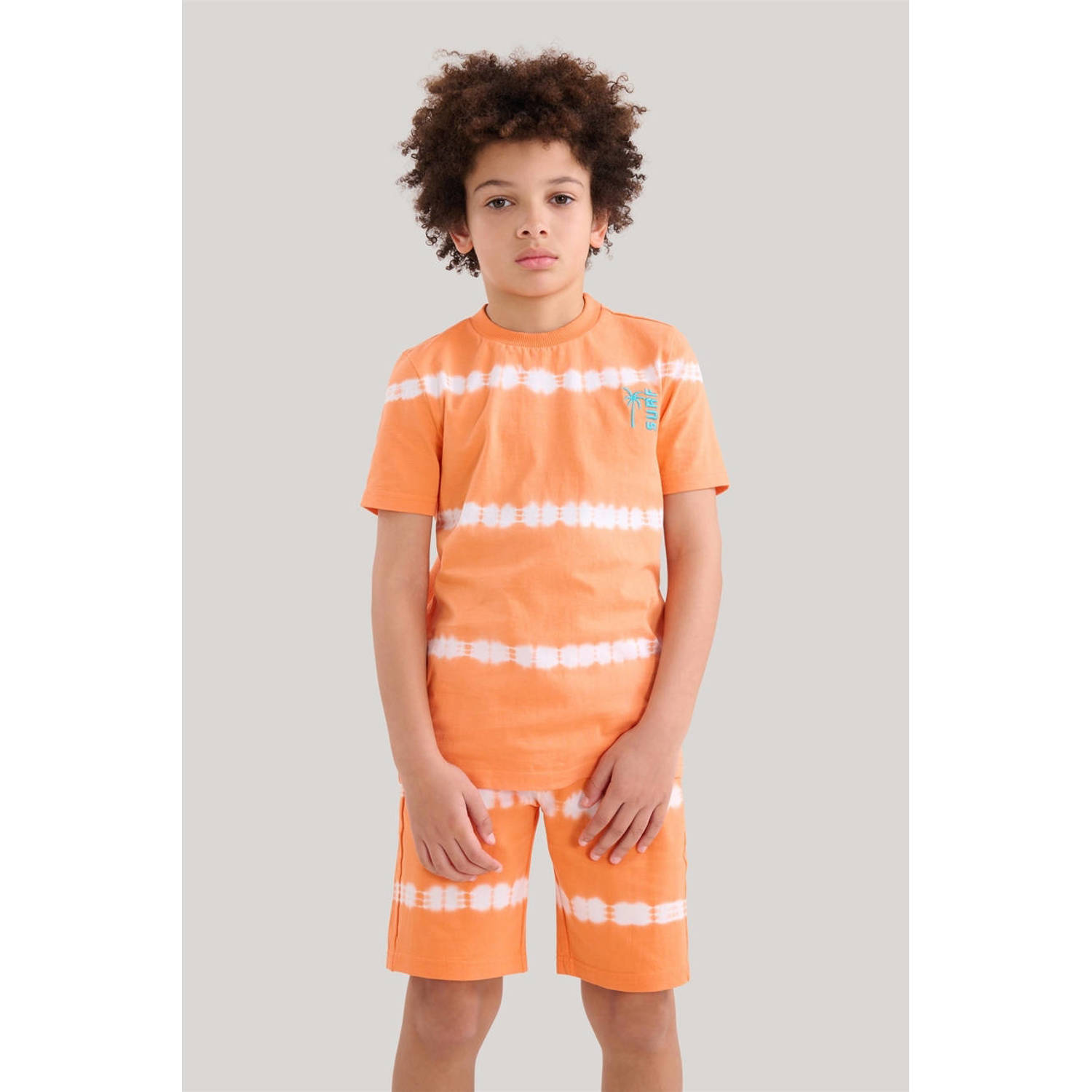 Shoeby tie-dye short oranje