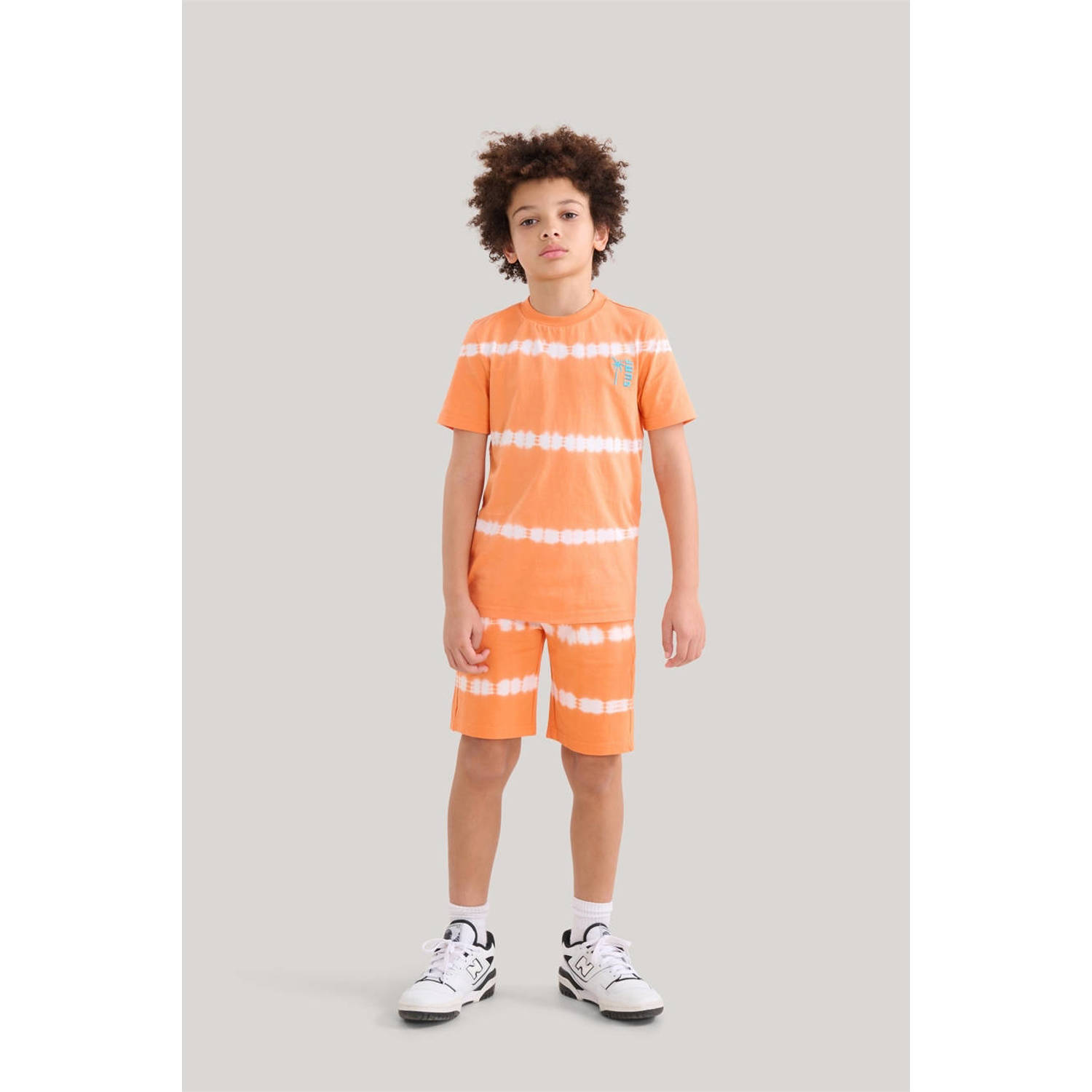 Shoeby tie-dye short oranje