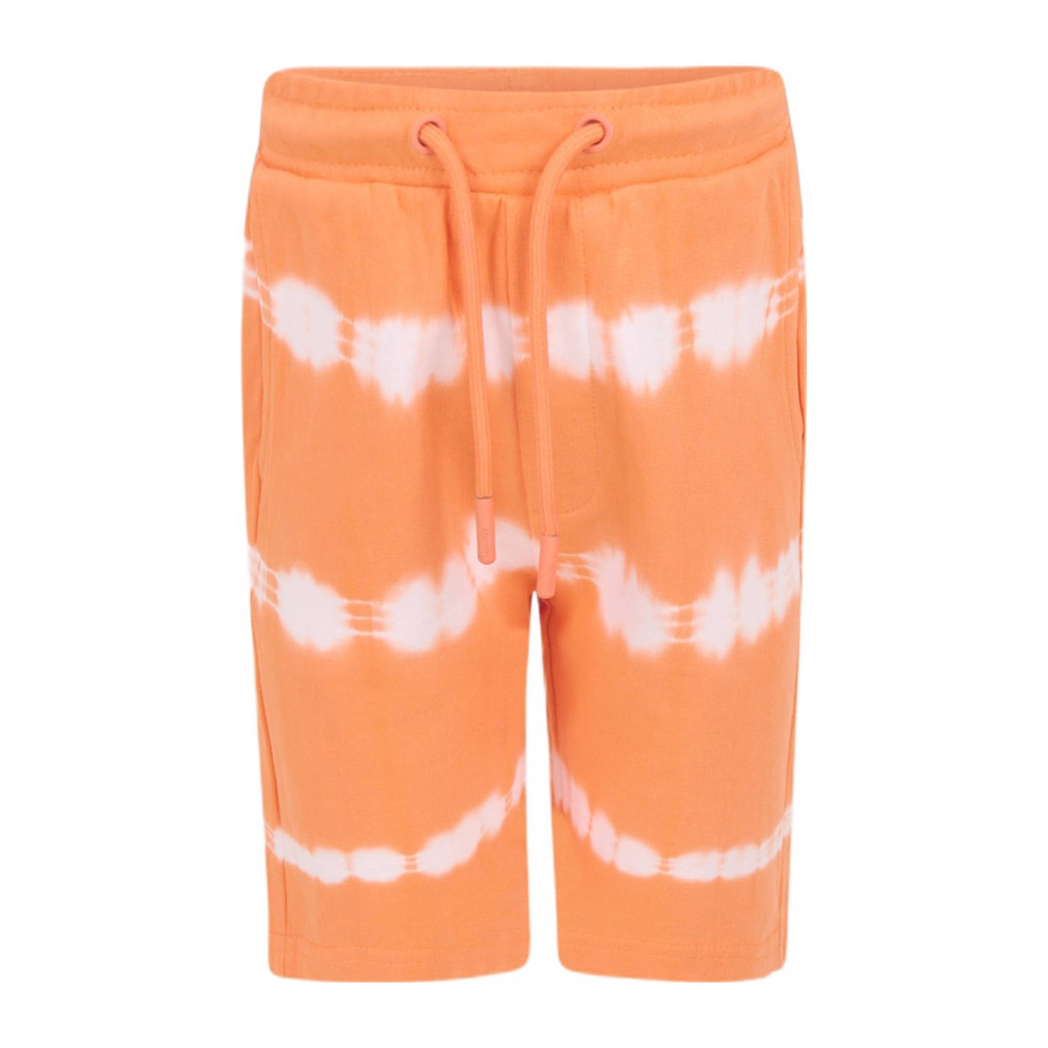 Shoeby tie-dye short oranje Korte broek Jongens Katoen Tie-dye 110 116