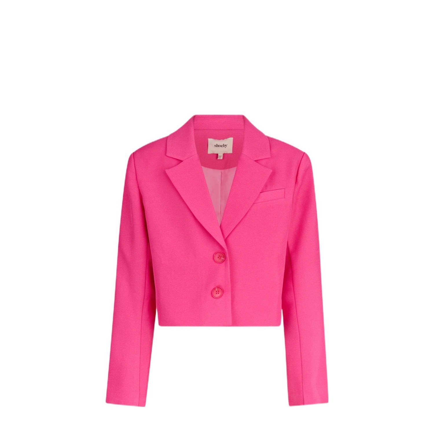 Shoeby blazer roze Meisjes Polyester Reverskraag Effen 146 152