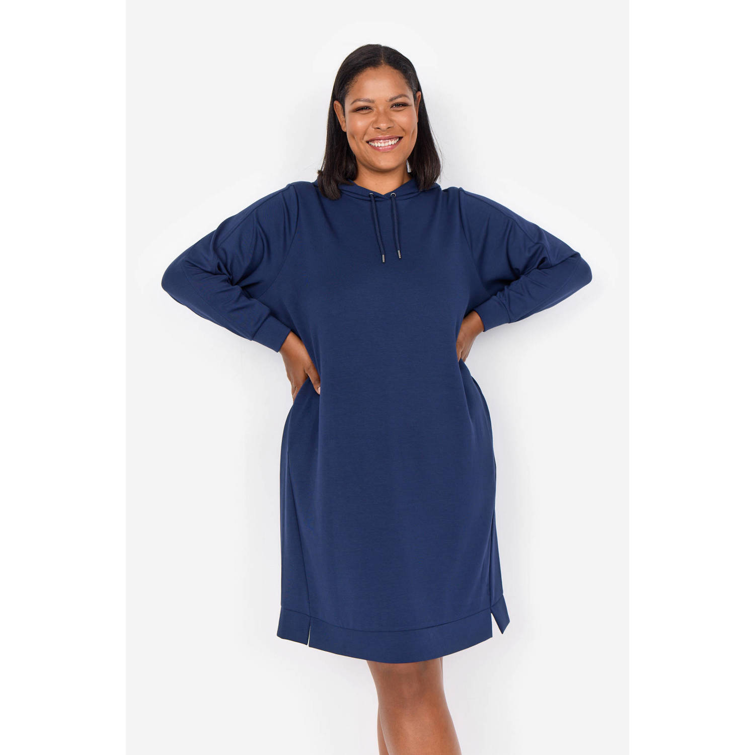 Wasabiconcept sweatjurk donkerblauw