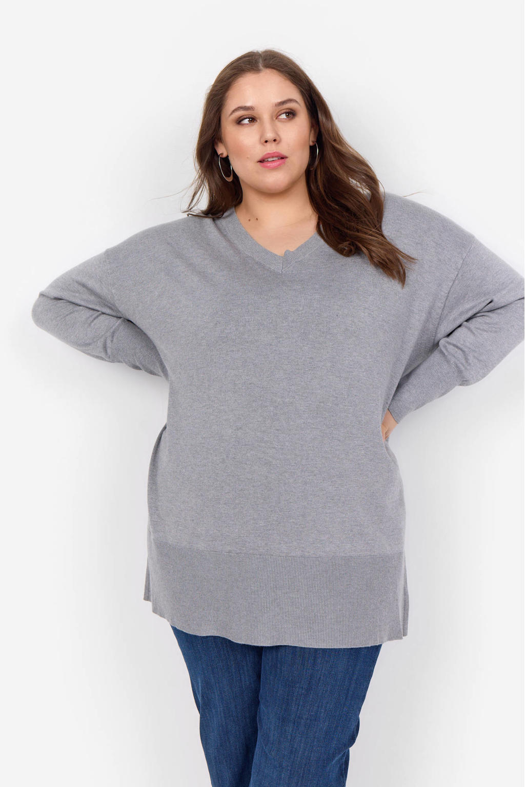 VILA VIHANNE CAPE - Poncho - birch/crème