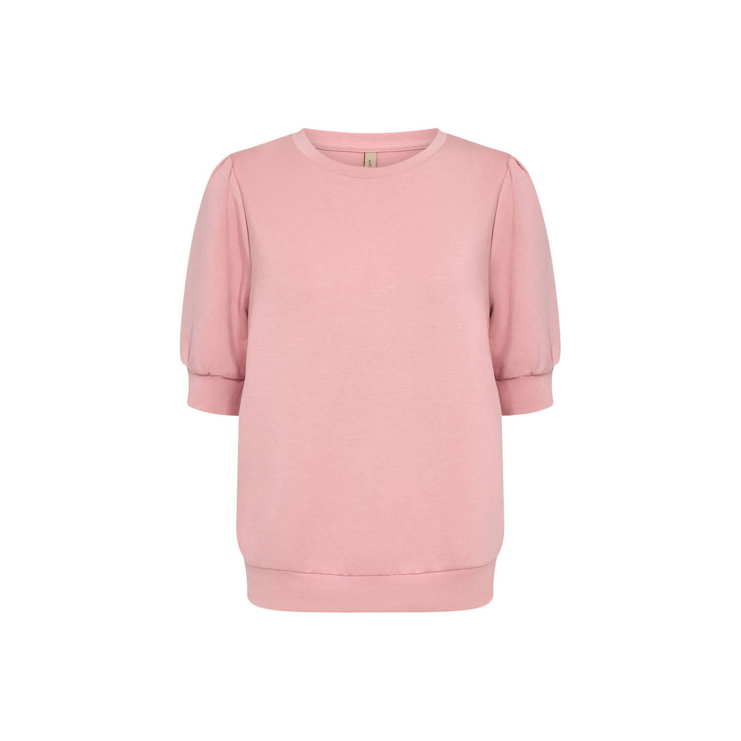 Soyaconcept Comfortabel Roze Shirt met Ronde Hals Pink Dames