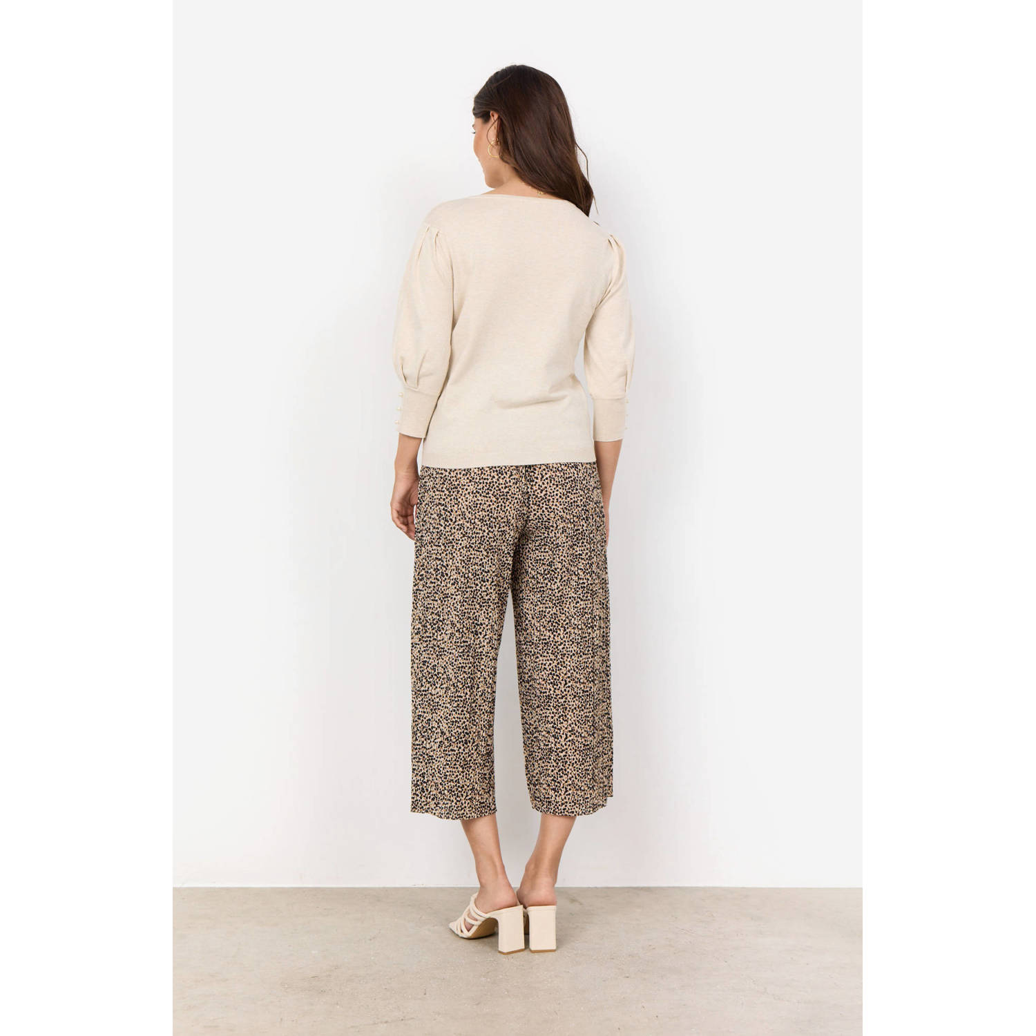 Soyaconcept fijngebreide top DOLLIE ecru