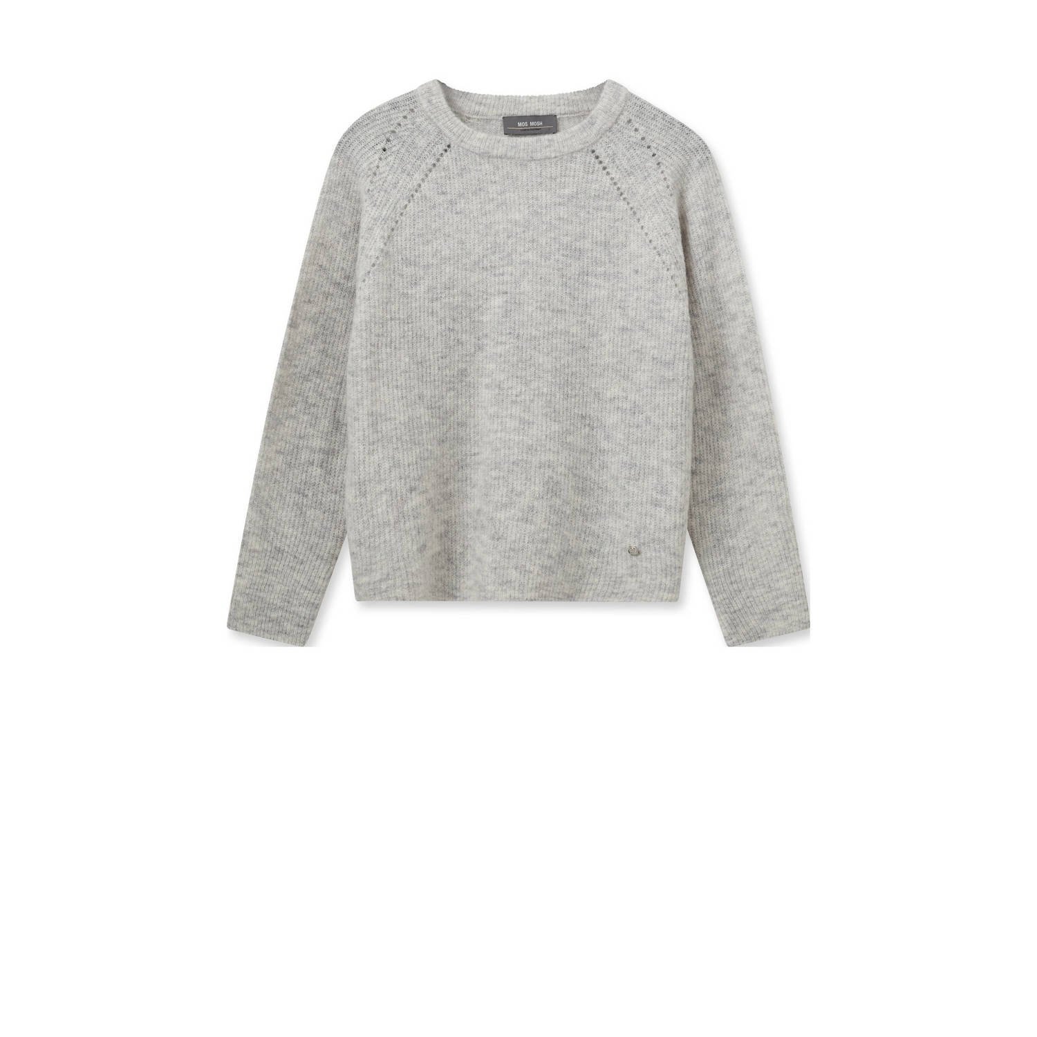 MOS MOSH Gebreide pullover met raglanmouwen model 'Tammy Thora'