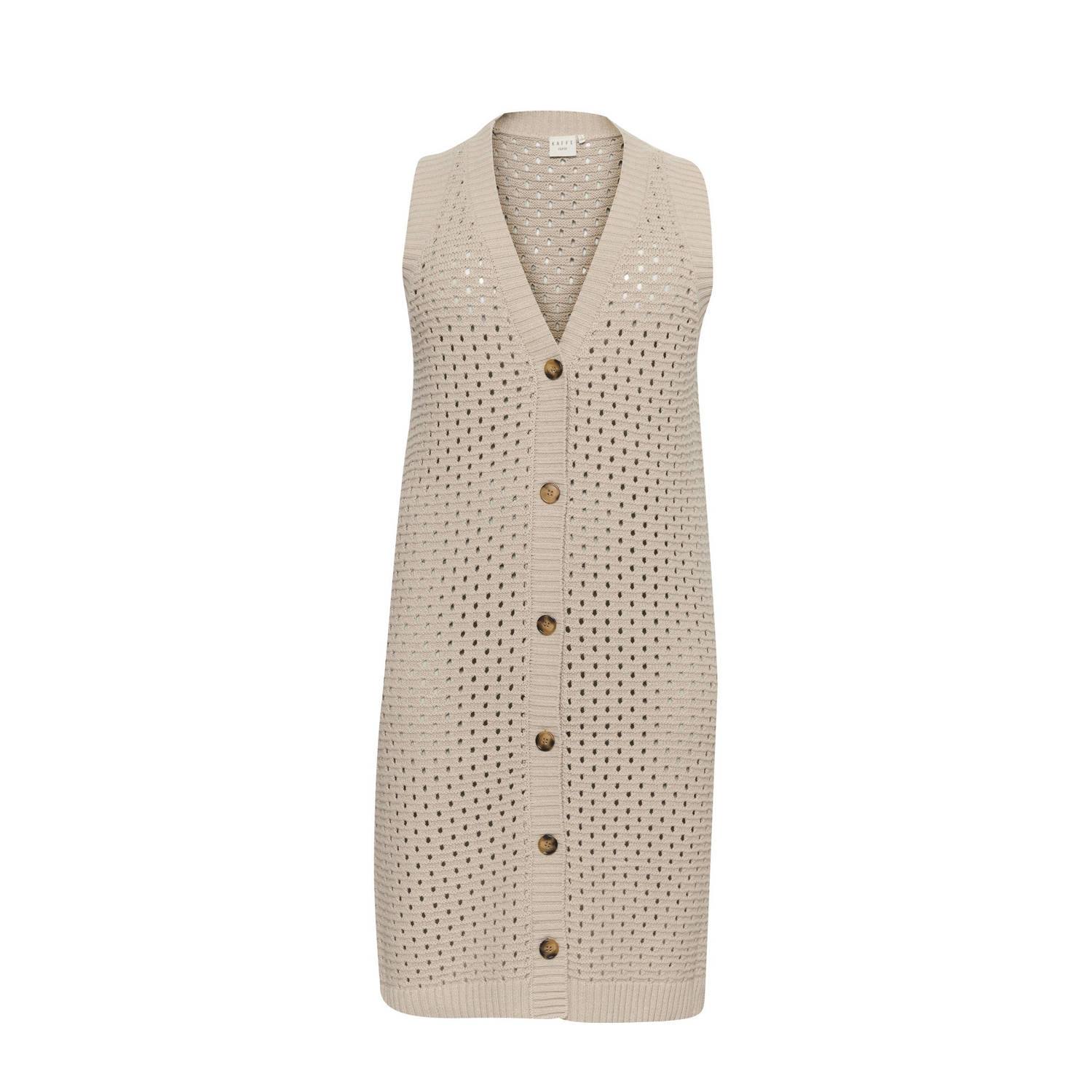 Kaffe Curve gilet vest KCelis beige