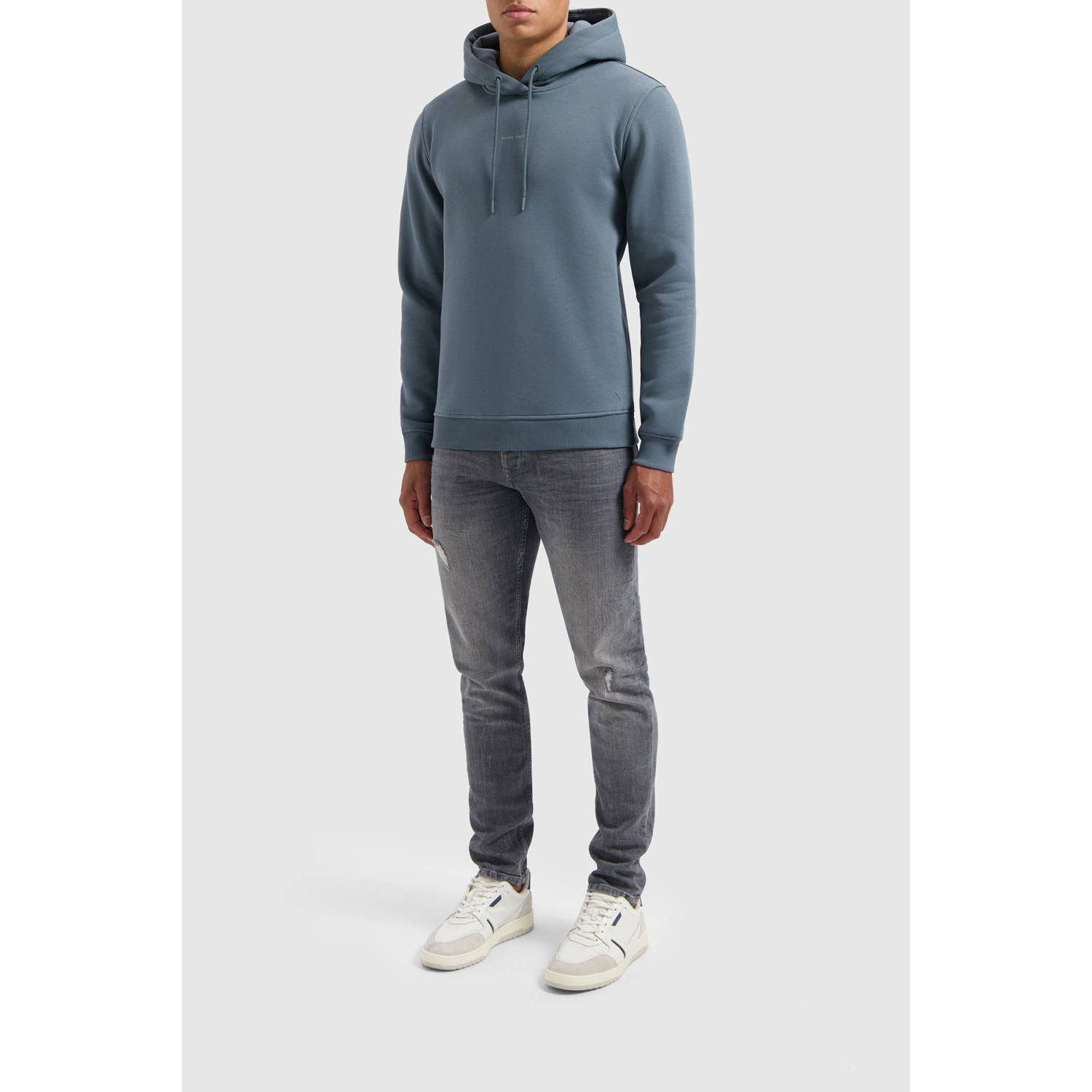 Pure Path hoodie blauw