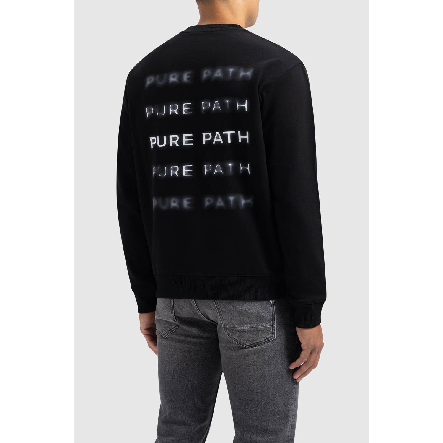 Pure Path sweater zwart