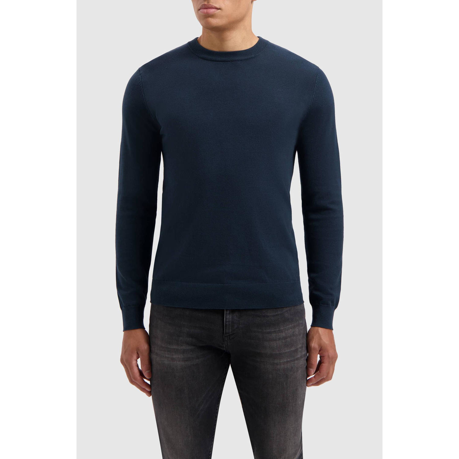 Pure Path Essential Knitwear Crew Sweater Heren