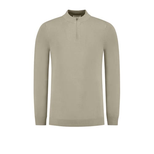 Pure Path gebreide trui beige afbeelding