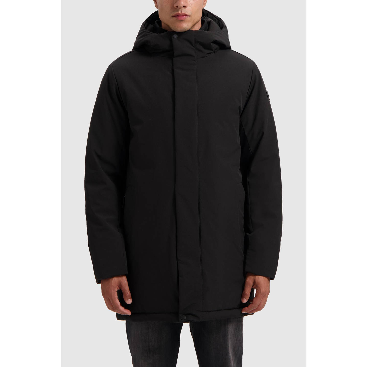PURE PATH Heren Jassen Regular Fit Jackets Parka Zwart