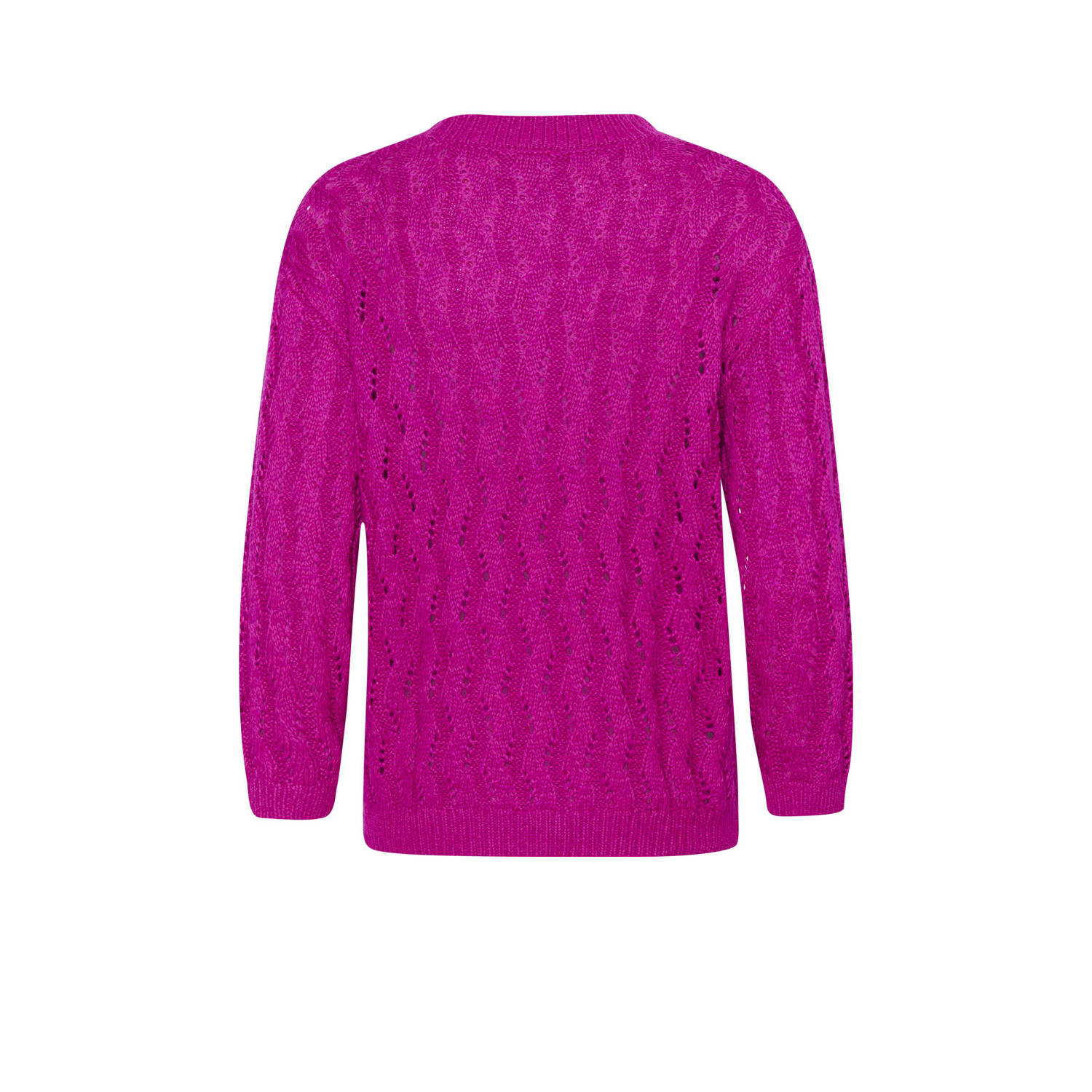 Kaffe gebreide trui KAlena fuchsia
