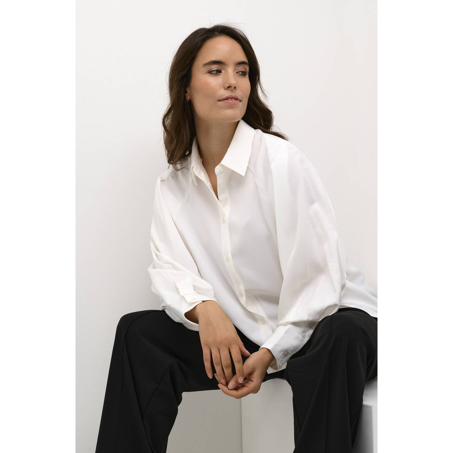 Kaffe blouse KAlea wit