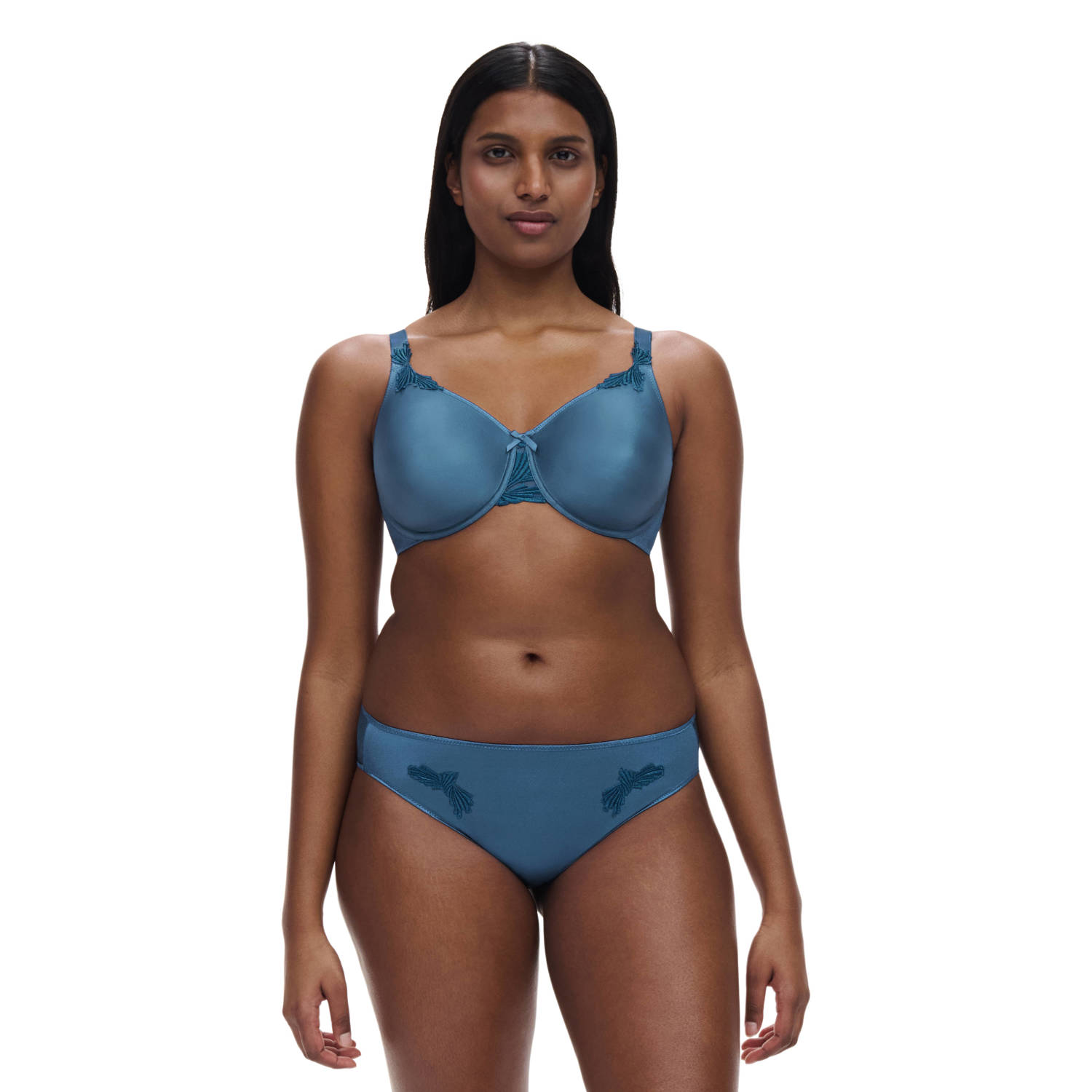 Chantelle niet-voorgevormde beugelbh Hedona blauw