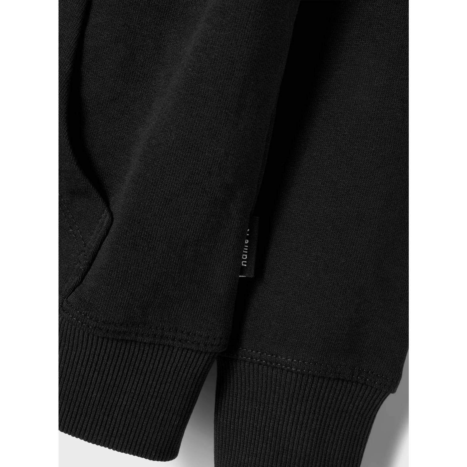NAME IT KIDS sweatvest NKMNESWEAT zwart
