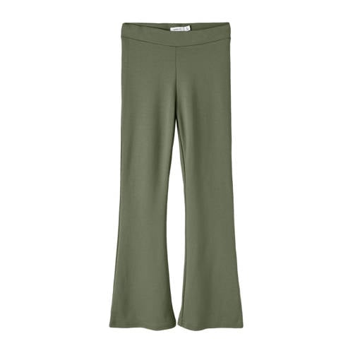 NAME IT KIDS high waist flared broek NKFFRIKKALI paars afbeelding