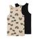 NAME IT KIDS hemd - beige/zwart (set van 2)