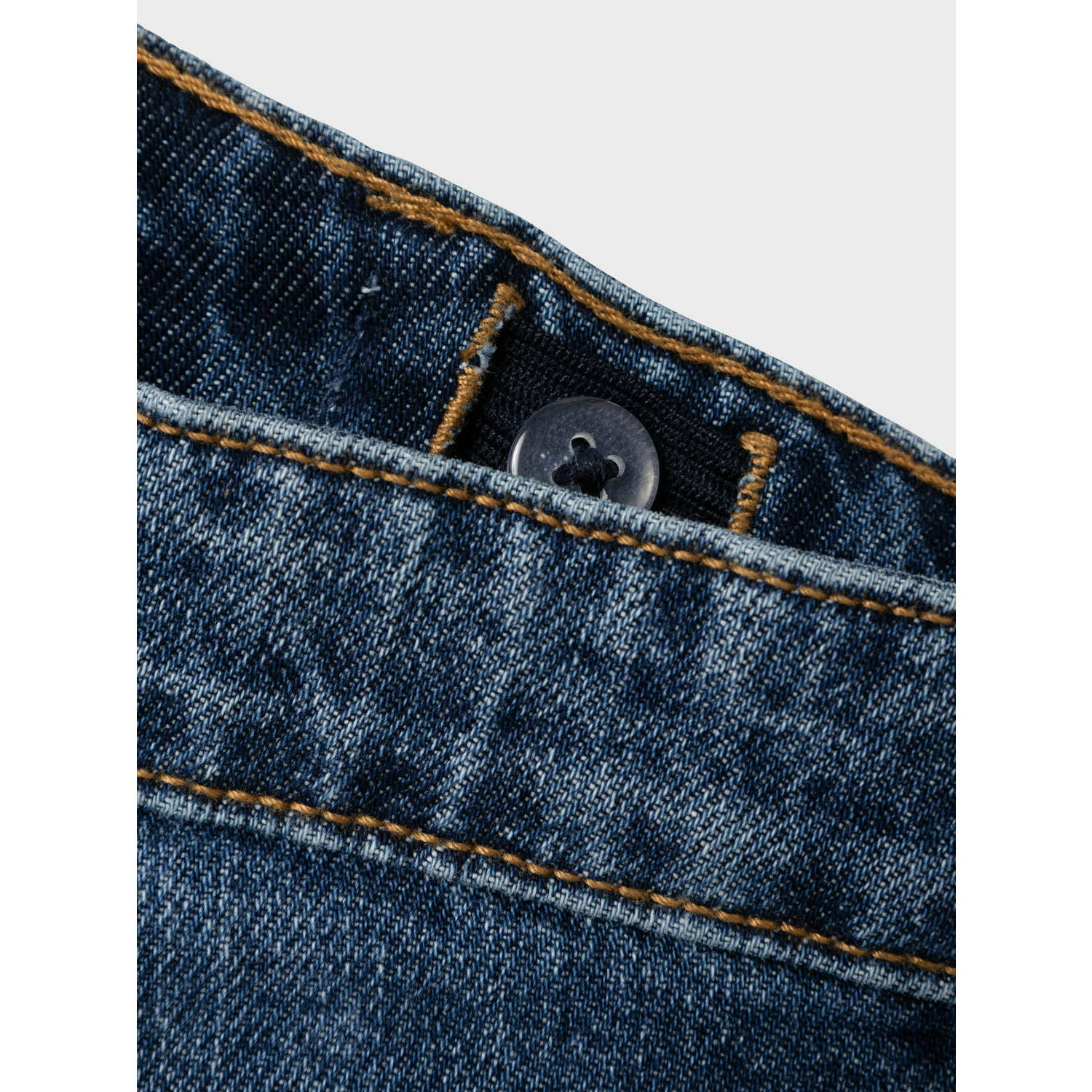 NAME IT KIDS wide leg jeans NKFROSE dark blue denim