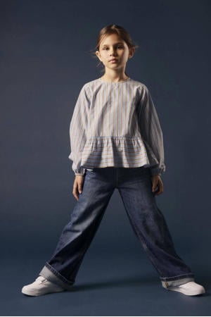 wide leg jeans NKFROSE dark blue denim