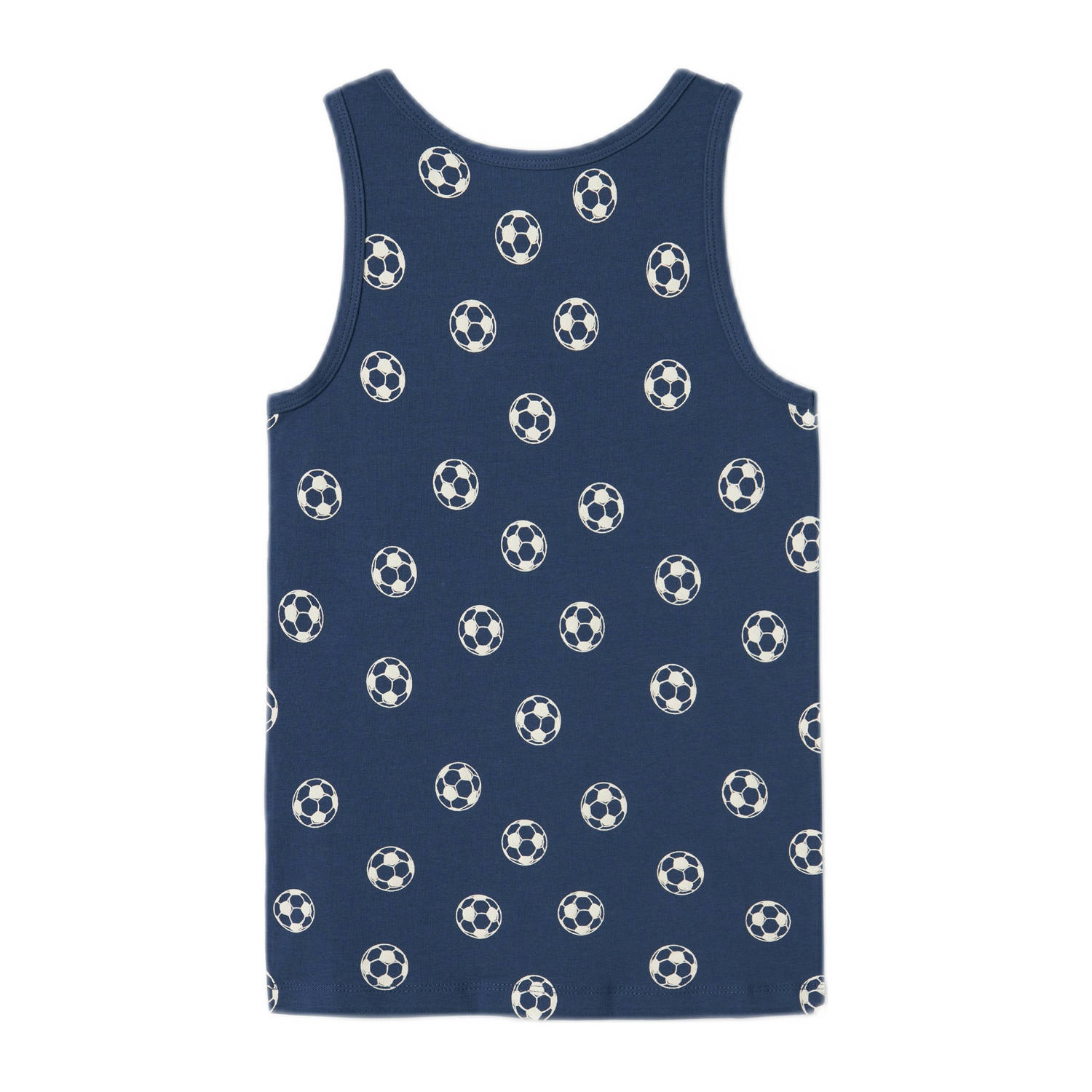 NAME IT KIDS hemd set van 2 donkerblauw zwart
