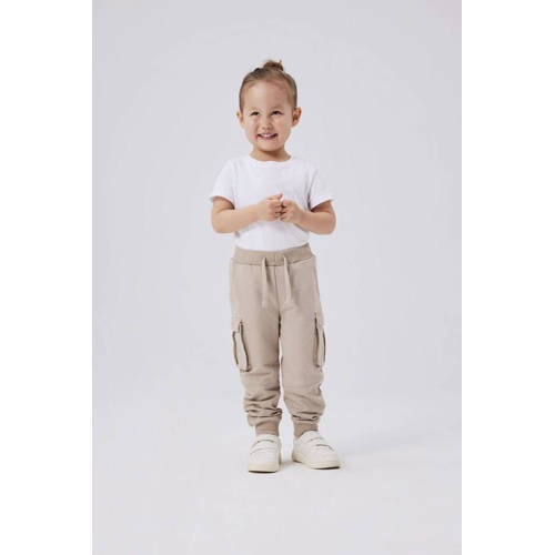 NAME IT MINI joggingbroek NMNOLI beige afbeelding