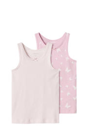 thumbnail: NAME IT MINI hemd - set van 2 roze/lichtroze